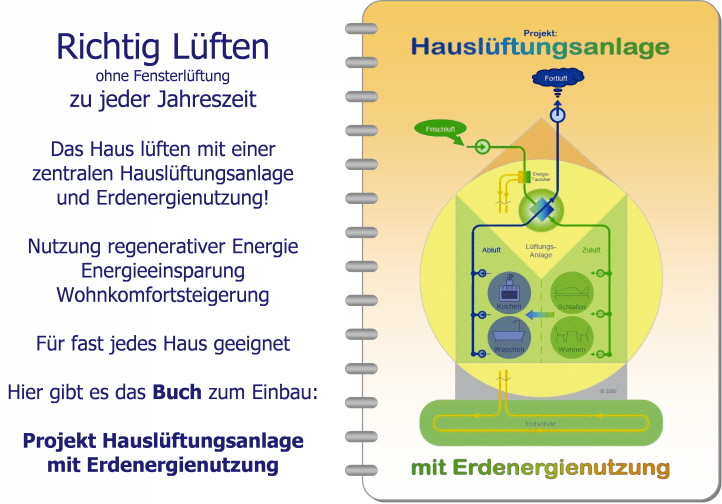 Das Buch zum Projekt Hauslüftung: